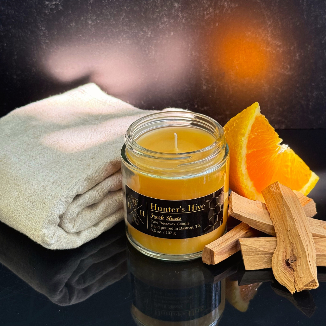 Fresh Sheets Beeswax Candle
