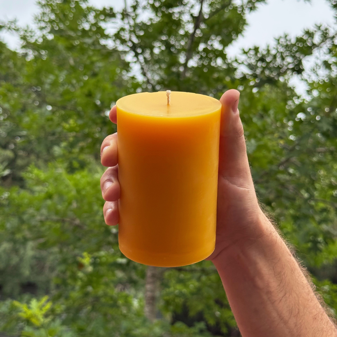 Jasmine Honeysuckle Beeswax Candle