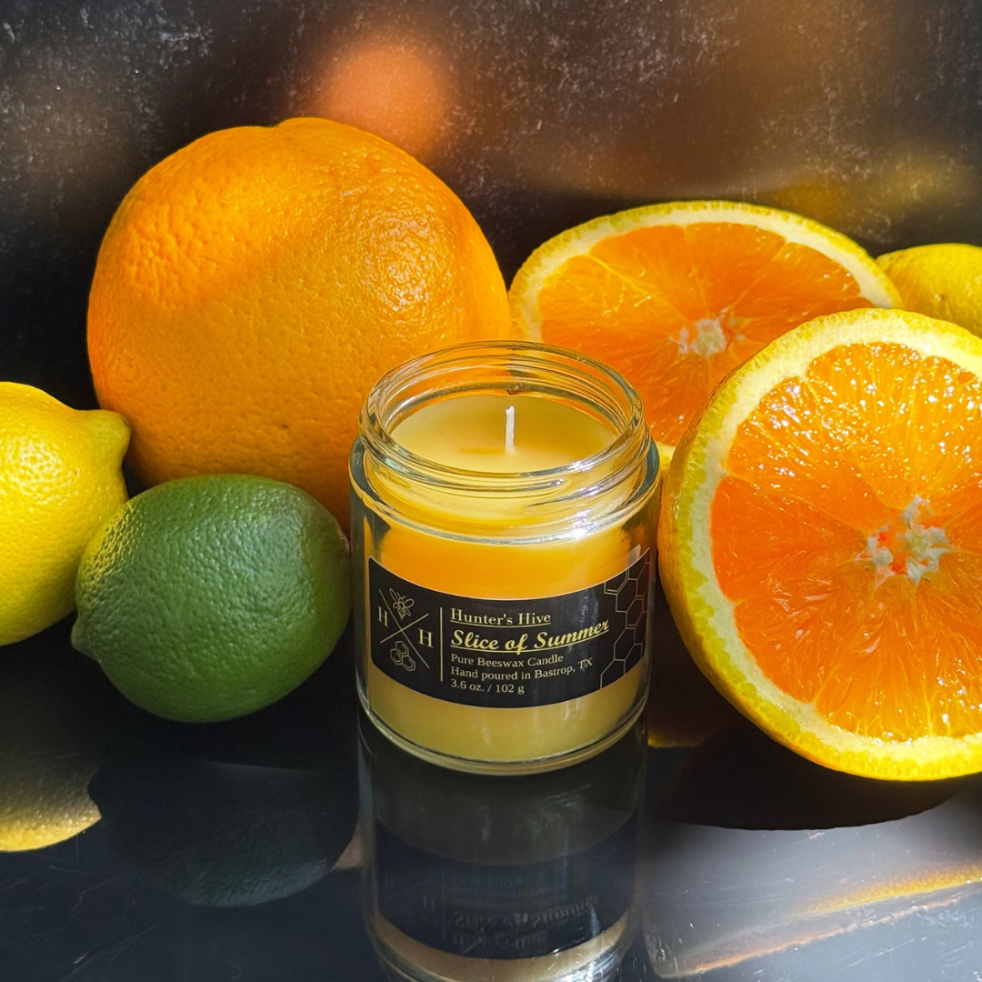 Slice of Summer Beeswax Candle