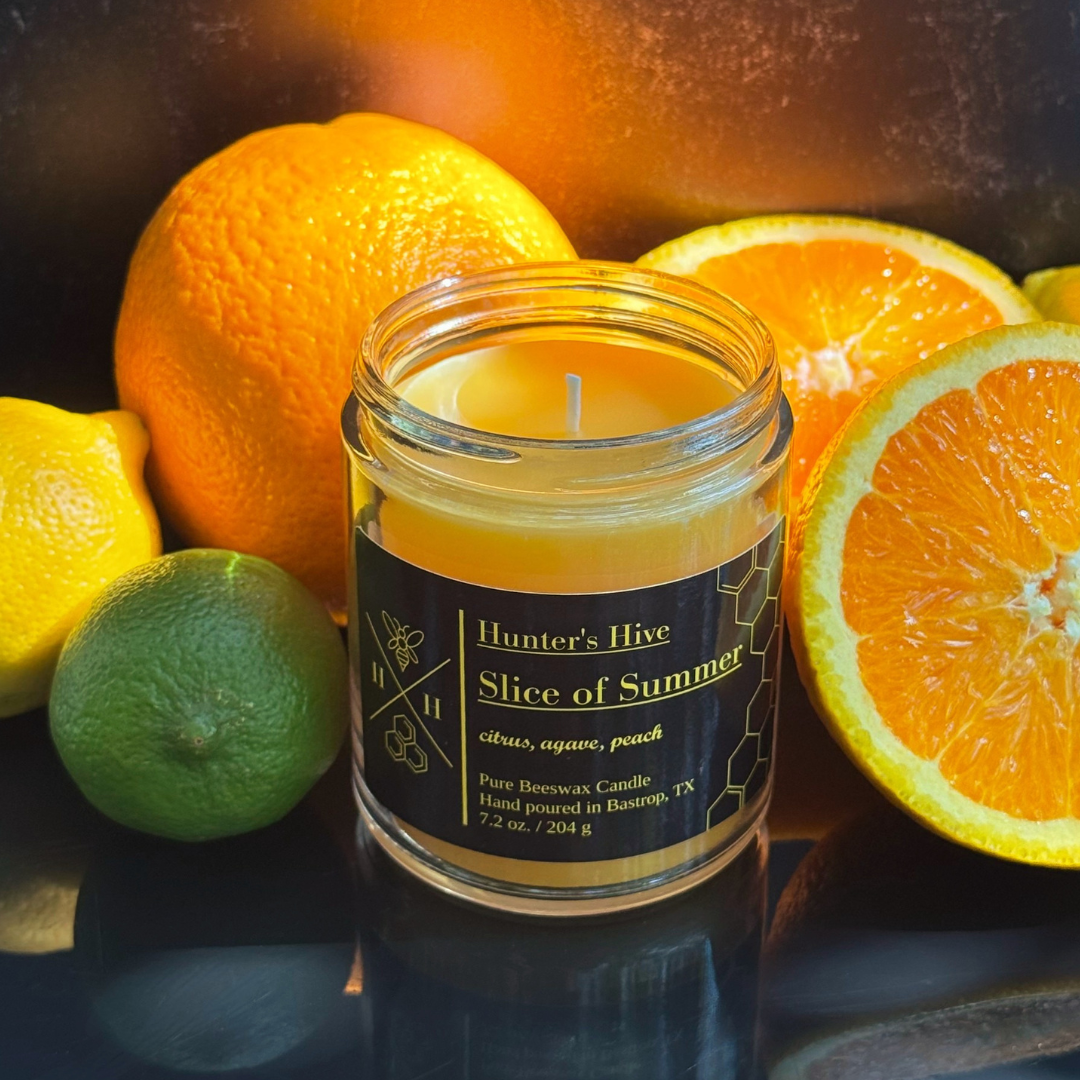 Slice of Summer Beeswax Candle