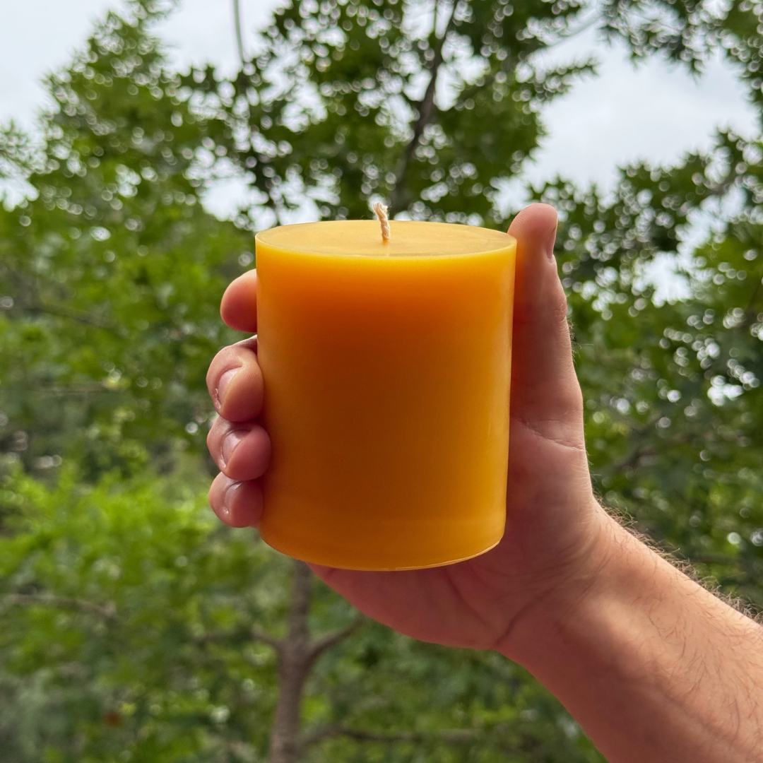 Lavender Beeswax Candle