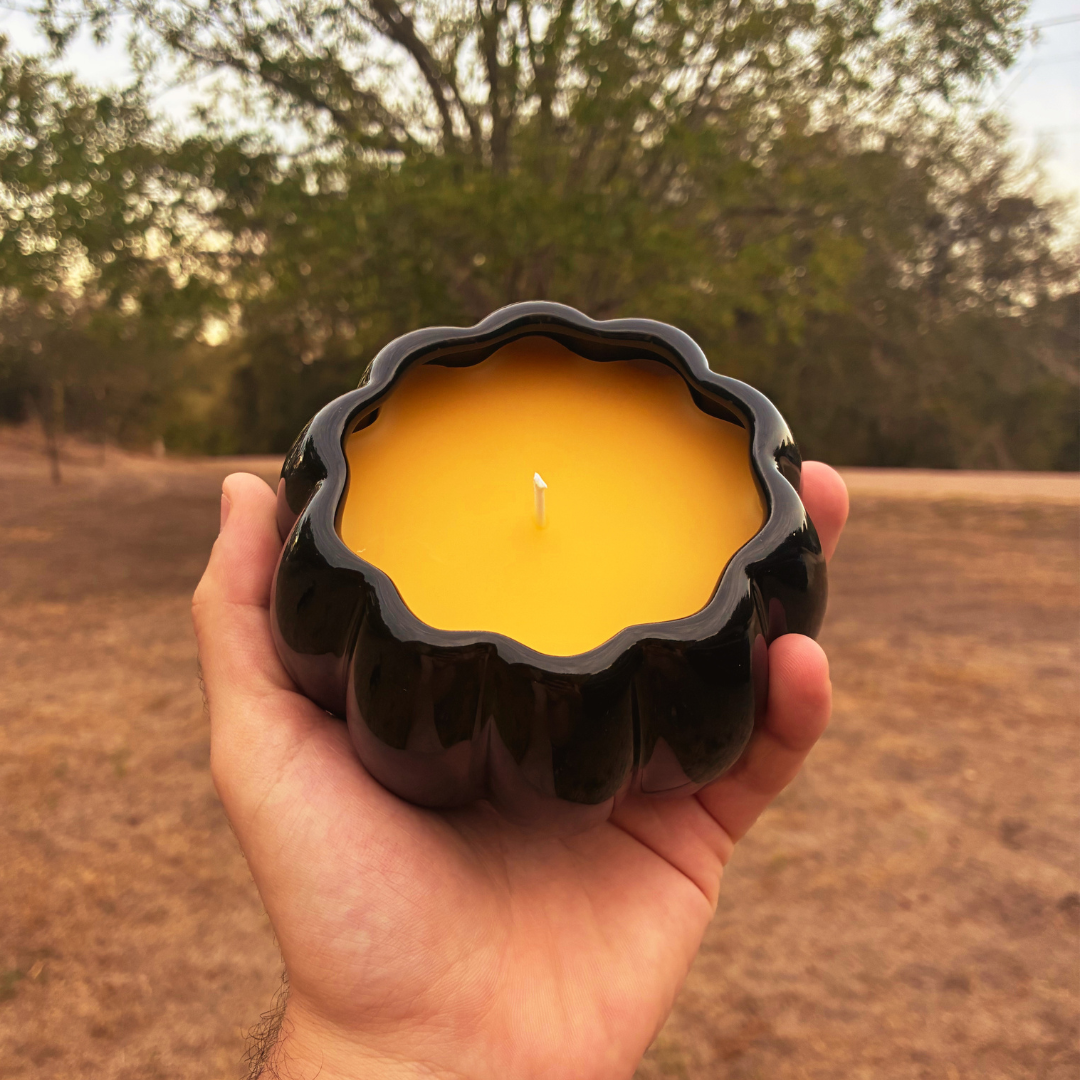 Pumpkin Spice Beeswax Candle
